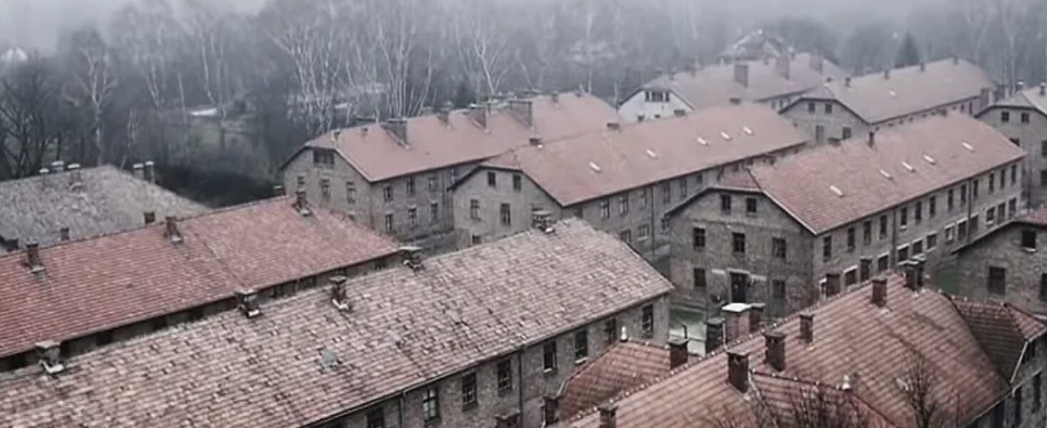 Auschwitz drone beelden