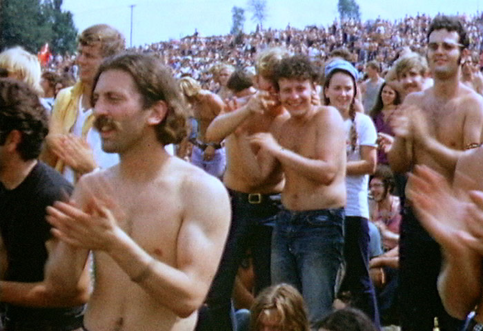 Woodstock '69 festival vol vreugde en liefde! 