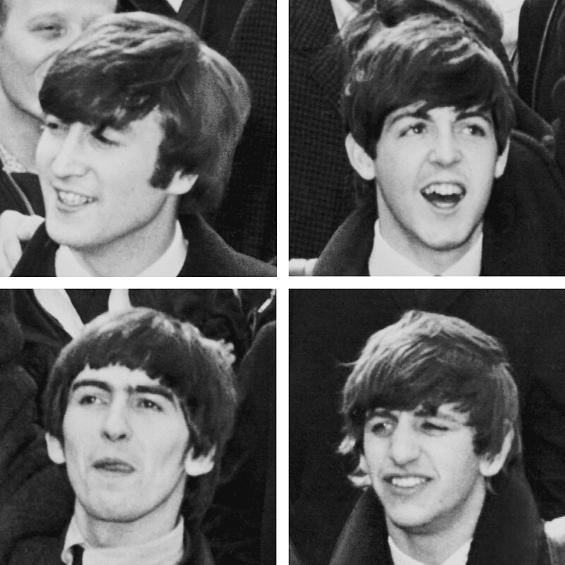 De bandleden van The Beatles
