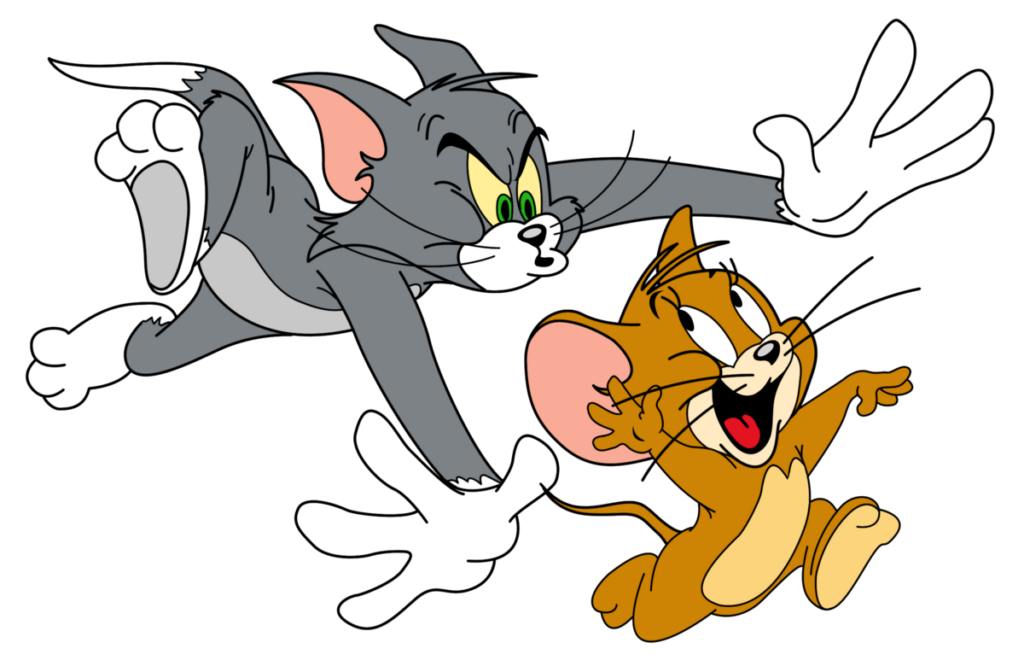 Een iconische en nostalgische afbeelding over Tom en Jerry die het complete verhaal van de serie weergeeft!