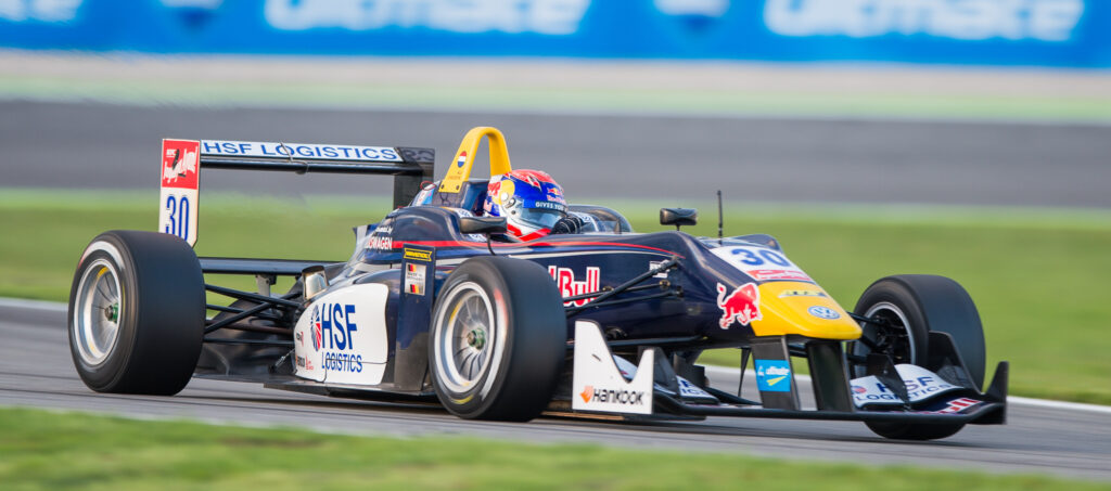 Max Verstappen in 2014 de F3 race: Hockenheimring 