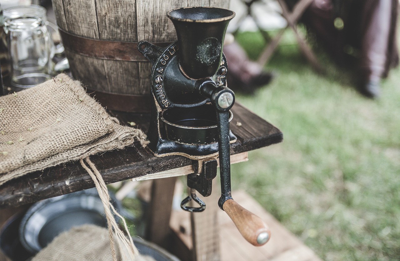 antique, brand, coffee grinder