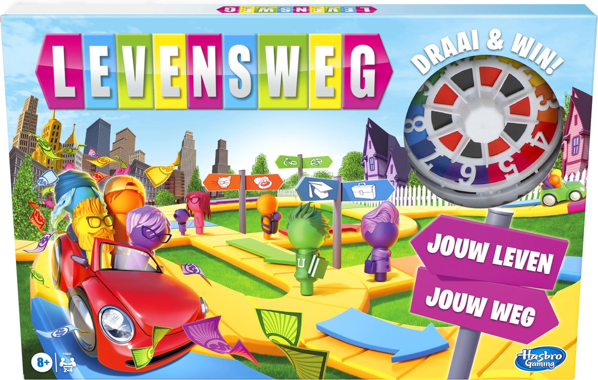 Het populaire bordspel Levensweg