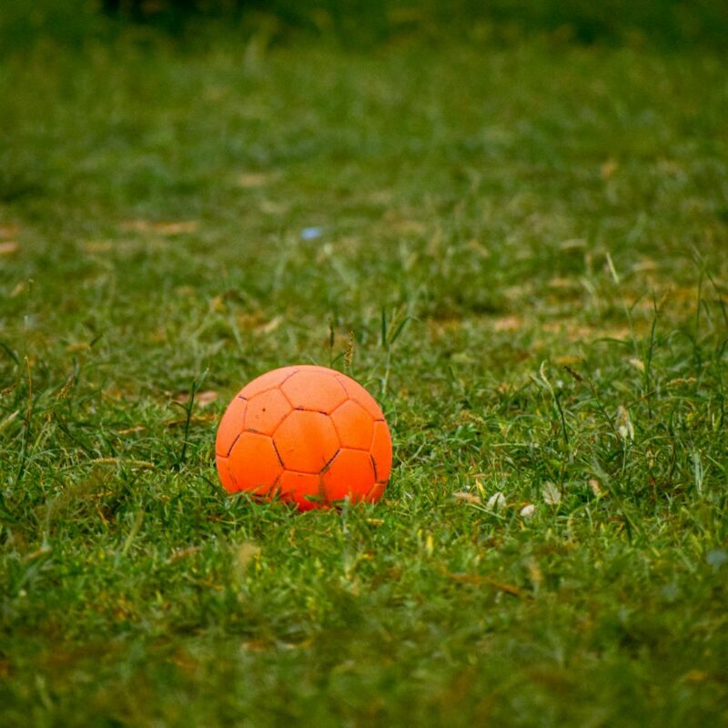 Tilt Shift Lens Photography of Orange Ball